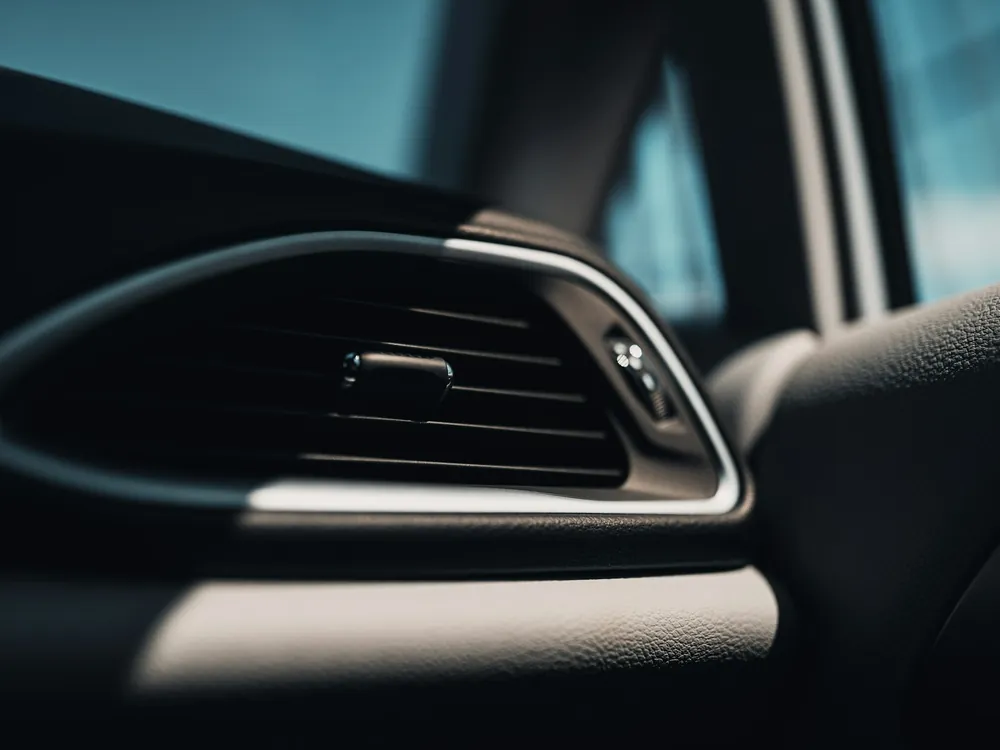 A clean car interior vent