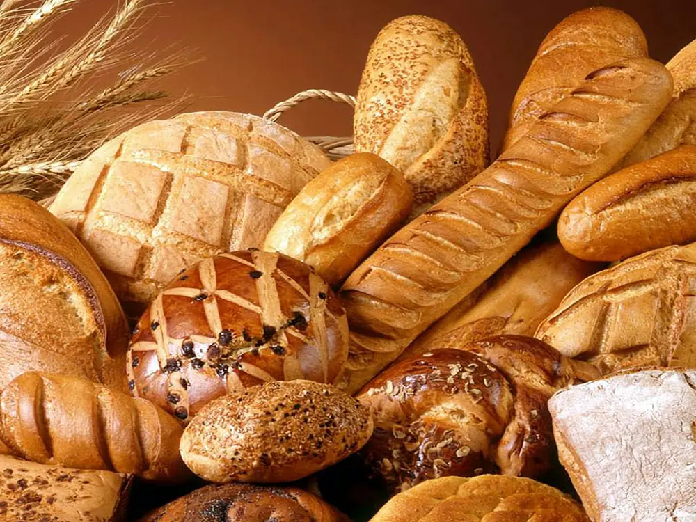 Bread loaves in a basket